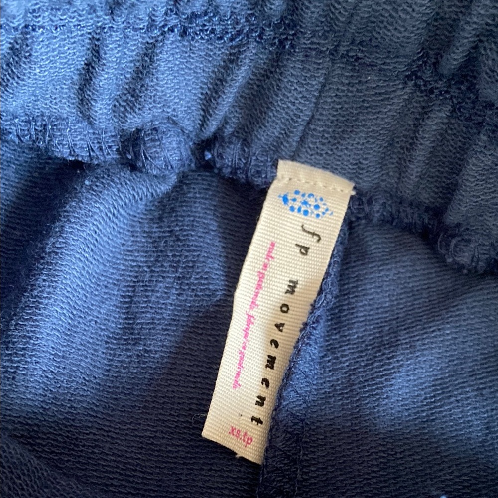 Free People Cozy Navy Blue Joggers - Picture 8 of 12